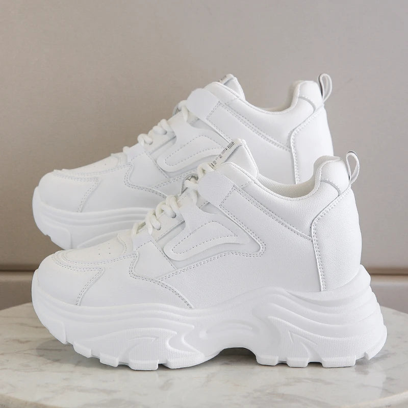 White Platform Sneakers