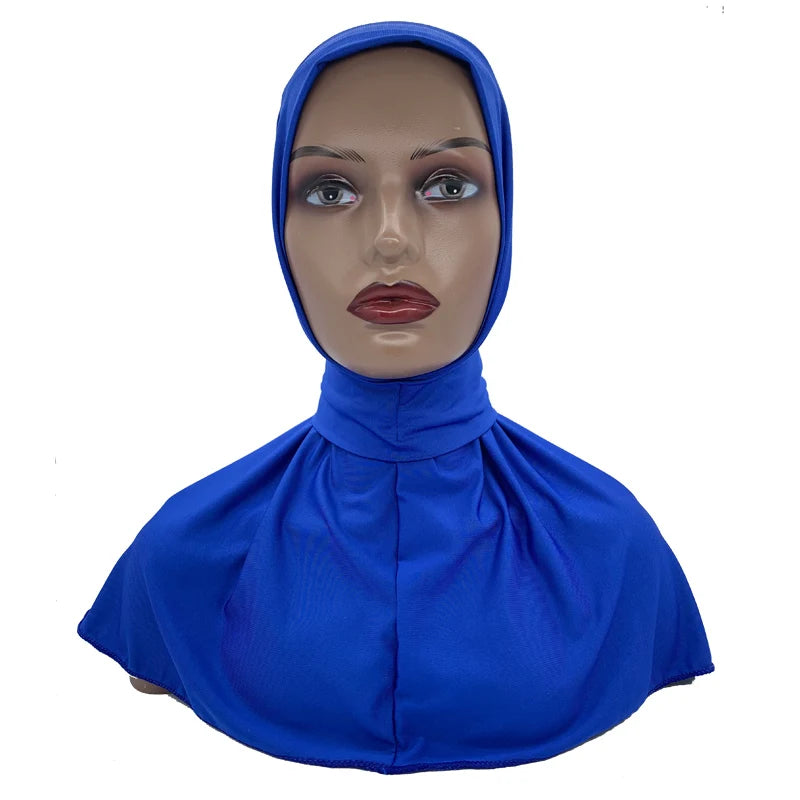 Solid Color Muslim Hijab Turban