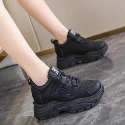 White Platform Sneakers