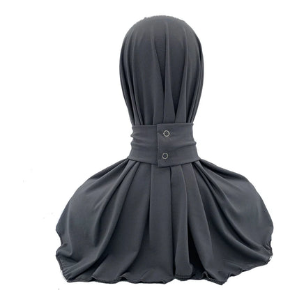 Solid Color Muslim Hijab Turban