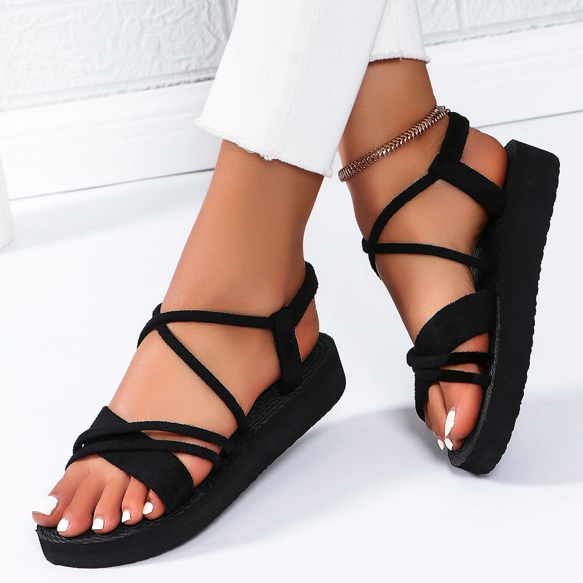 Women's Belted Sandals