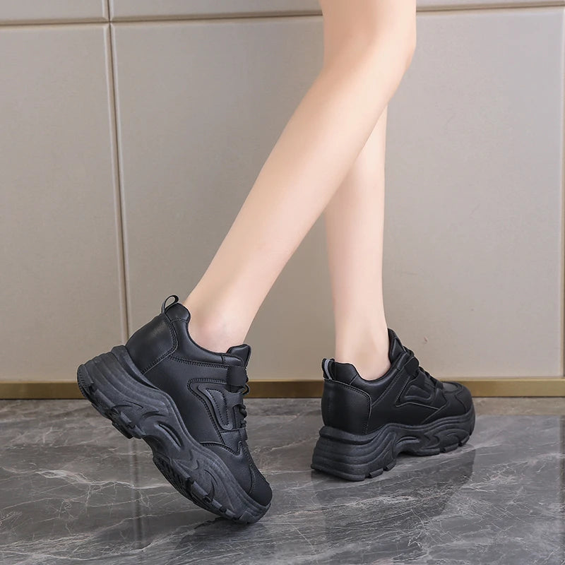 White Platform Sneakers