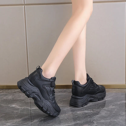 White Platform Sneakers