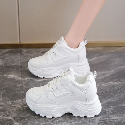 White Platform Sneakers