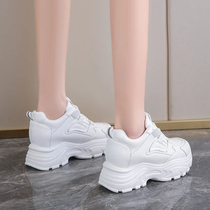 White Platform Sneakers