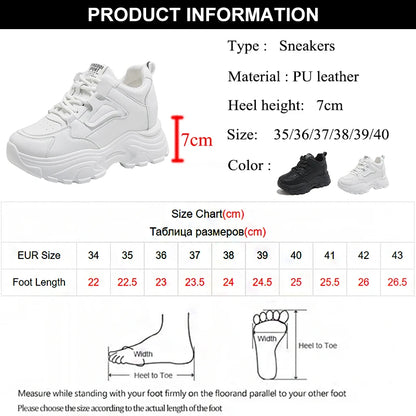 White Platform Sneakers