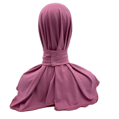 Solid Color Muslim Hijab Turban