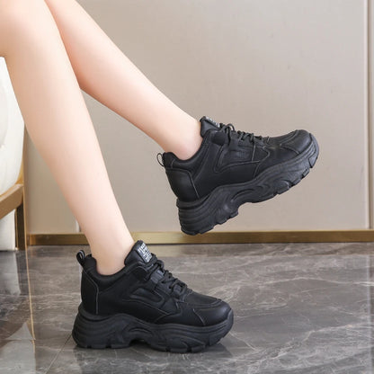 White Platform Sneakers