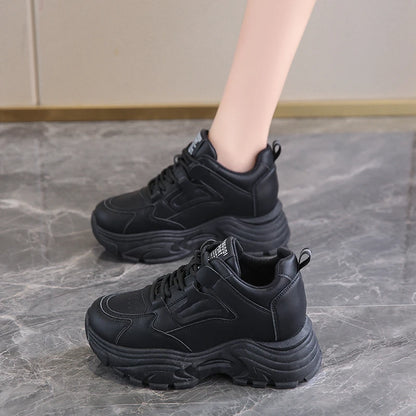 White Platform Sneakers