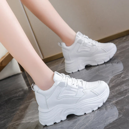 White Platform Sneakers