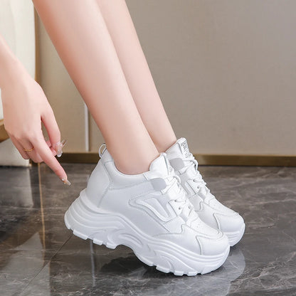 White Platform Sneakers