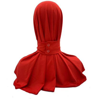Solid Color Muslim Hijab Turban